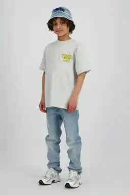 Wehkamp Vingino T-shirt met backprint grijs melange aanbieding