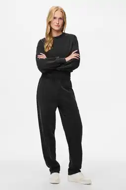 Wehkamp PIECES sweatpants PCCHILLI zwart aanbieding