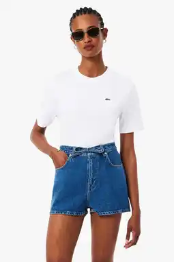Wehkamp Lacoste T-shirt wit aanbieding