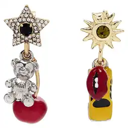 Wehkamp Marc Jacobs oorbellen Trinket Charm Cluster goudkleurig aanbieding