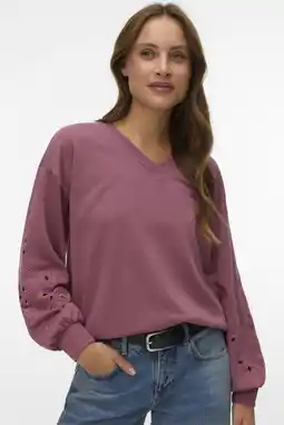 Wehkamp VERO MODA x Noor de Groot sweater roze aanbieding