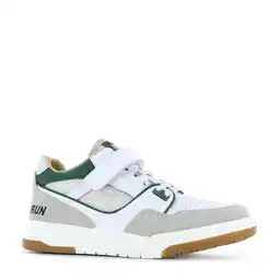 Wehkamp Shoesme leren sneakers wit/groen aanbieding
