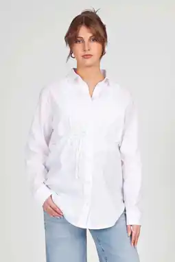 Wehkamp LOVE2WAIT zwangerschaps blouse wit aanbieding