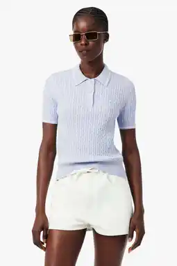 Wehkamp Lacoste T-shirt lichtblauw aanbieding