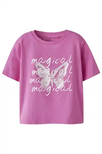 Wehkamp NAME IT MINI T-shirt roze aanbieding