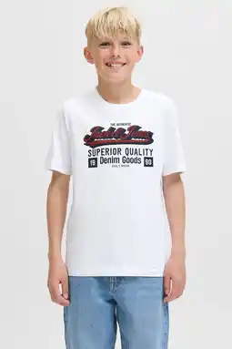 Wehkamp JACK & JONES JUNIOR T-shirt wit aanbieding