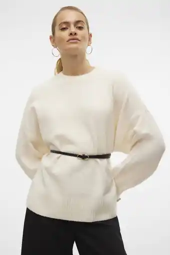 Wehkamp VERO MODA trui ecru gebreid aanbieding
