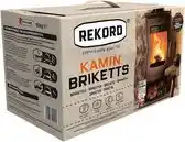 Bol.com Rekord Bruinkool briketten 1x 18 stuks - briketten - haardhout- kachel- lignite - 10 kg aanbieding
