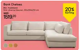 Leen Bakker Bank Chelsea aanbieding