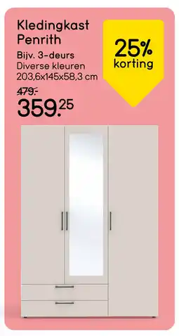 Leen Bakker Kledingkast Penrith aanbieding