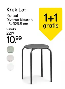 Leen Bakker Kruk Lot aanbieding