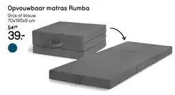 Leen Bakker Opvouwbaar matras Rumba aanbieding