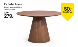 Leen Bakker Eettafel Louis aanbieding