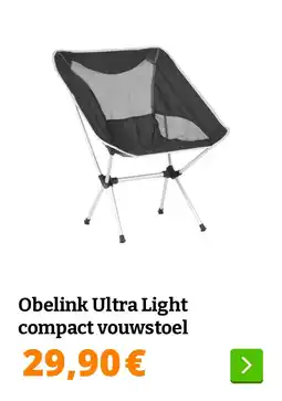 Obelink Obelink Ultra Light compact vouwstoel aanbieding