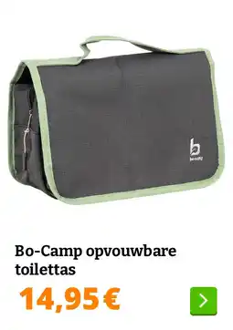 Obelink Bo-Camp opvouwbare toilettas aanbieding