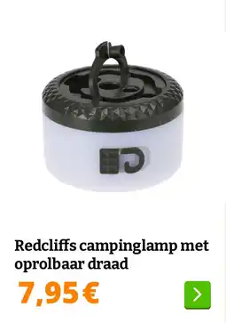 Obelink Redcliffs campinglamp met oprolbaar draad aanbieding