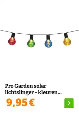 Obelink Pro Garden solar lichtslinger - kleuren bollen aanbieding