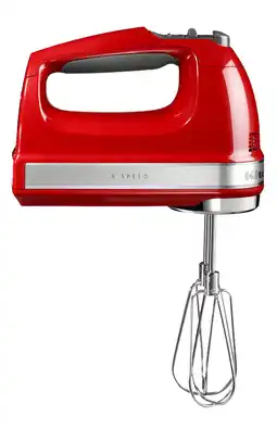 Bol.com KitchenAid Artisan 5KHM9212EER - Handmixer - Keizerrood - 9 snelheden aanbieding