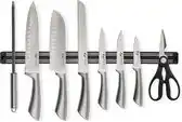 Bol.com Magnani Messenset – Set van 8 – Zilver – RVS Keukenmessen – Magnetisch aanbieding