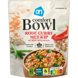 Albert Heijn AH Comfort bowl rode curry met kip aanbieding