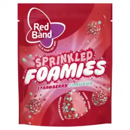 Albert Heijn Red Band Sprinkled foamies strawberry aanbieding