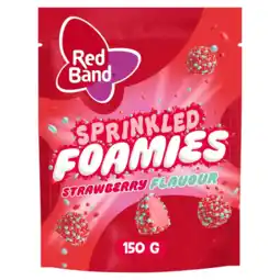 Albert Heijn Red Band Sprinkled foamies strawberry aanbieding