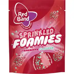 Albert Heijn Red Band Sprinkled foamies strawberry aanbieding