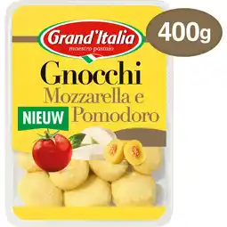 Albert Heijn Grand' Italia Gevulde gnocchi mozzarella e pomodoro aanbieding
