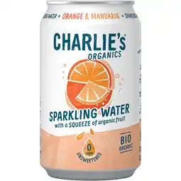 Albert Heijn Charlie's Organics sparkling orange & mandarin aanbieding