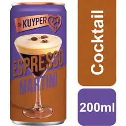 Albert Heijn De Kuyper Espresso martini aanbieding