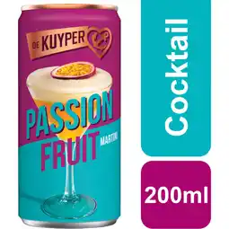 Albert Heijn De Kuyper Passionfruit martini cocktail aanbieding