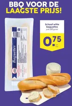 Coop Schoof witte baguettes aanbieding