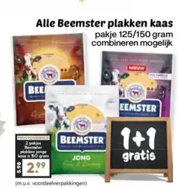 Coop Alle beemster plakken kaas aanbieding