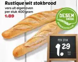 Coop Rustique wit stokbrood aanbieding