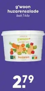 Coop G'woon huzarensalade aanbieding