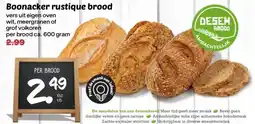 Coop Boonacker rustique brood aanbieding