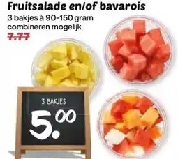 Coop Fruitsalade en/of bavarois aanbieding