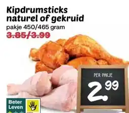 Coop Kipdrumsticks naturel of gekruid aanbieding