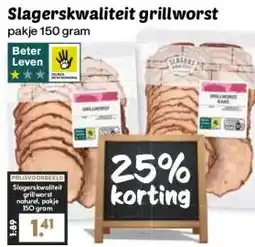 Coop Slagerskwaliteit grillworst aanbieding