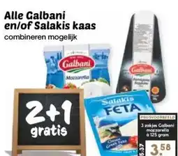 Coop Alle Galbani en/of Salakis kaas aanbieding