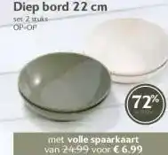Coop Diep bord aanbieding