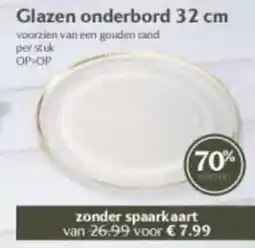 Coop Glazen onderbord aanbieding