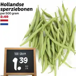 Boon`s Markt Hollandse sperziebonen aanbieding