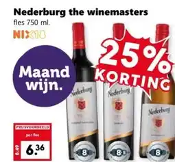 Coop Nederburg the winemasters aanbieding