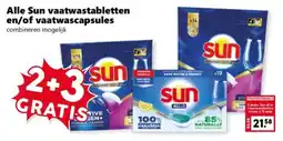 Coop Alle sun vaatwastabletten en/of vaatwascapsules aanbieding