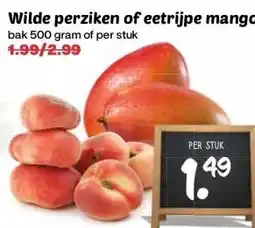 Boon`s Markt Wilde perziken of eetrijpe mango aanbieding