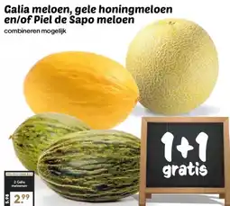 Boon`s Markt Galia meloen, gele honingmeloen en/of Piel de Sapo meloen aanbieding