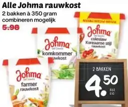 Boon`s Markt Alle Johma rauwkost aanbieding