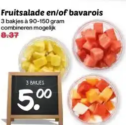 Boon`s Markt Fruitsalade en/of bavarois aanbieding
