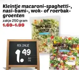 Boon`s Markt Kleintje macaroni-spaghetti-, nasi-bami-, wok- of roerbak- groenten aanbieding
